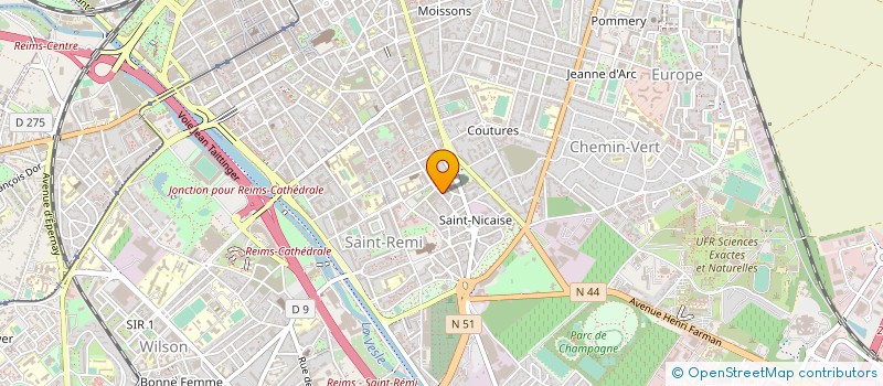 localisation de l'entreprise LHV TROYES  REIMS