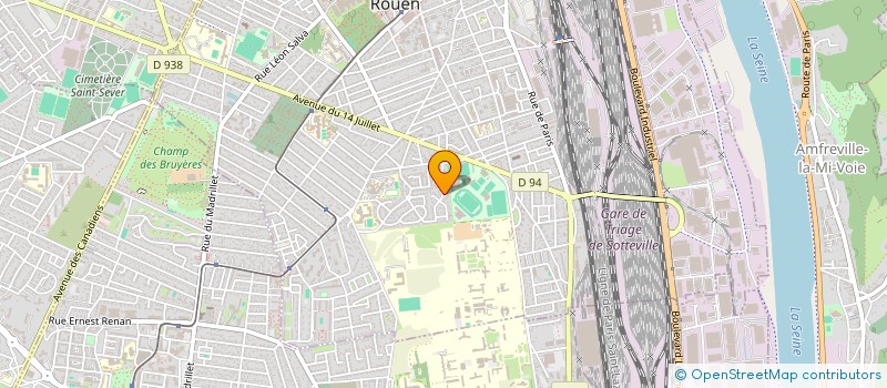 localisation de l'entreprise LHW IMMOBILIER  SOTTEVILLE-LES-ROUEN