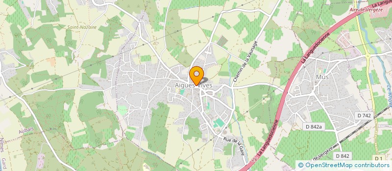 localisation de l'entreprise LI BAGNATS DU 3E AGE à AIGUES-VIVES