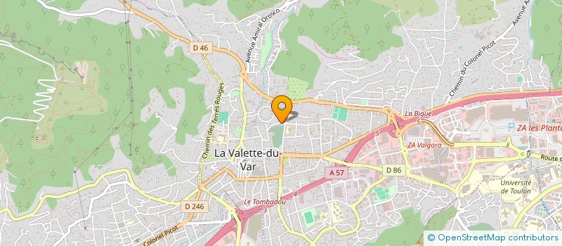 localisation de l'entreprise LI-CASA à LA VALETTE-DU-VAR
