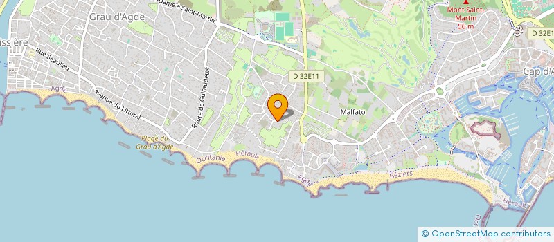 localisation de l'entreprise LI CENTER  AGDE