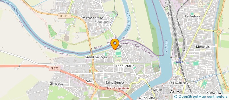 localisation de l'entreprise LI DAMISELLO à ARLES