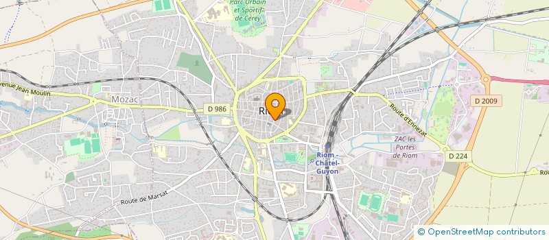 localisation de l'entreprise LI-DI-MO  RIOM