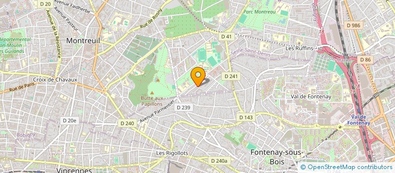 localisation de l'entreprise LI ET FILS à MONTREUIL