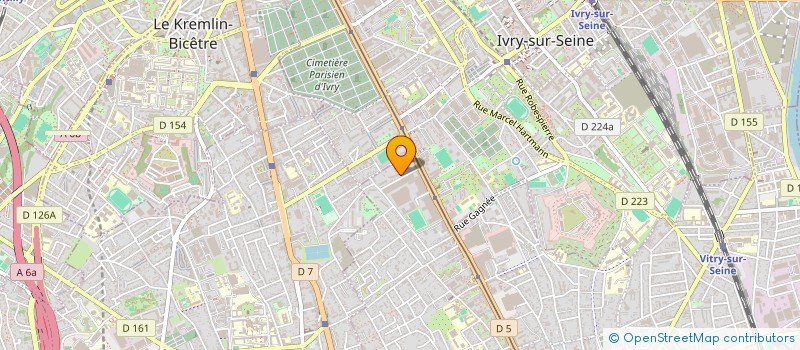 localisation de l'entreprise LI FANG  VITRY-SUR-SEINE