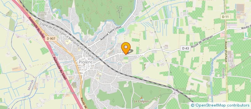 localisation de l'entreprise LI FEDO  PIOLENC