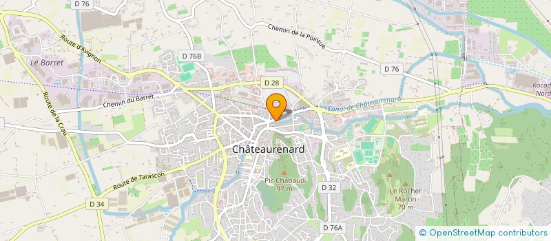 localisation de l'entreprise LI FESTAIRE CASTEU-REINARD  CHATEAURENARD