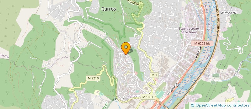 localisation de l'entreprise LI GRANOUIA DE CARROS à CARROS