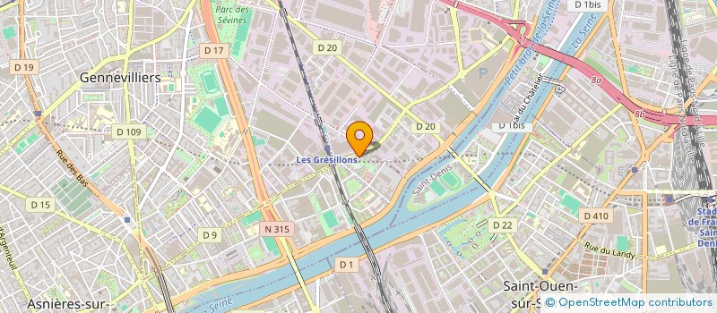 localisation de l'entreprise LI IMMO à ASNIERES-SUR-SEINE