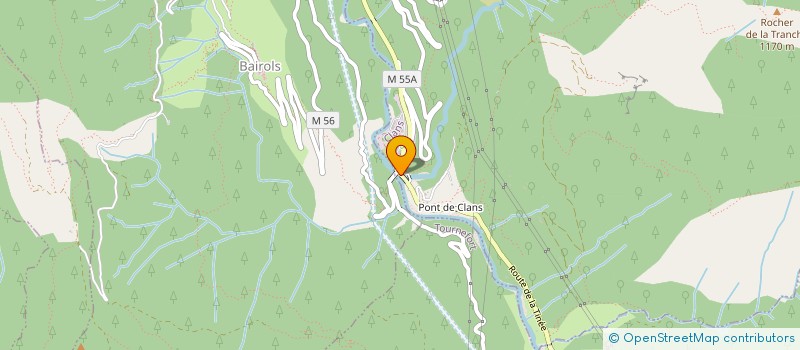 localisation de l'entreprise LI JUGAIRES ROSSILHONENCS  LA TOUR SUR TINEE