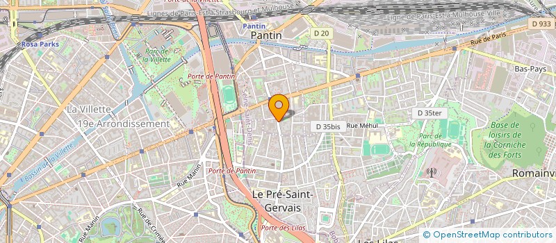 localisation de l'entreprise LI LIDA  PANTIN