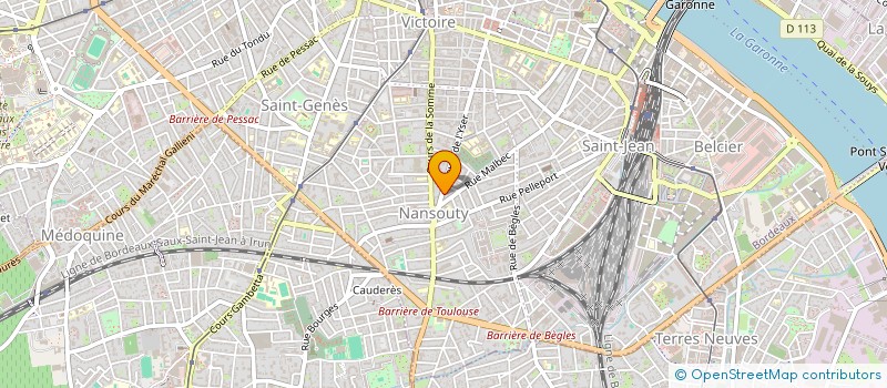 localisation de l'entreprise LI'N'CO  BORDEAUX