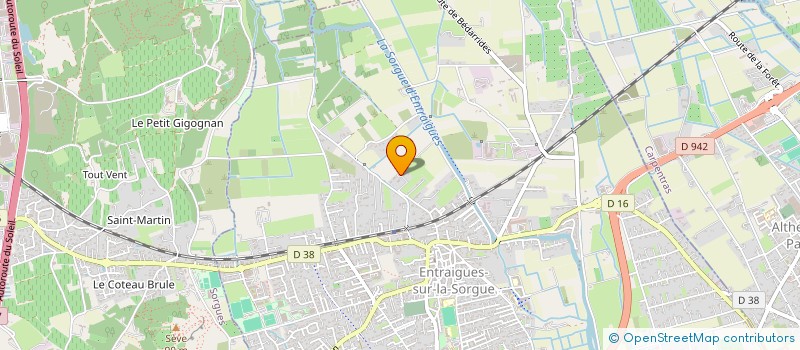 localisation de l'entreprise LI ROUVE  ENTRAIGUES-SUR-LA-SORGUE