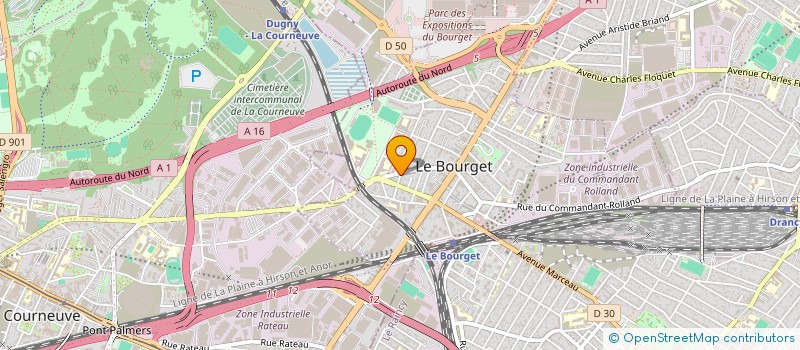 localisation de l'entreprise LI SHA à LE BOURGET