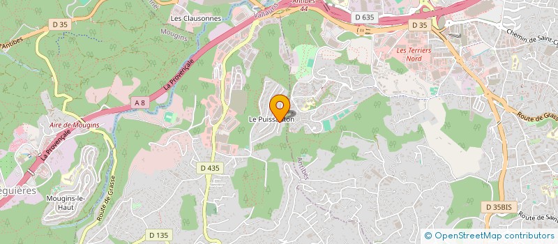 localisation de l'entreprise LI SIAN BEN à VALLAURIS