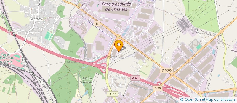 localisation de l'entreprise LI-TECH EUROPE à SAINT-QUENTIN-FALLAVIER