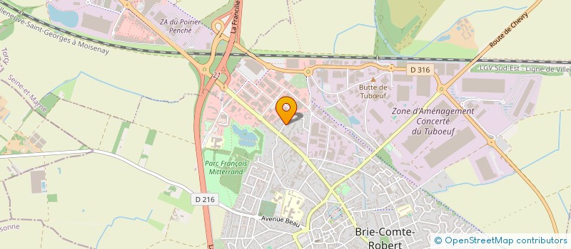 localisation de l'entreprise LI TRANSPORTS  BRIE-COMTE-ROBERT