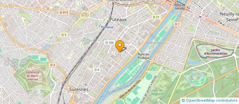 localisation de l'entreprise LI XUEHUA & WU RONGRONG  PUTEAUX