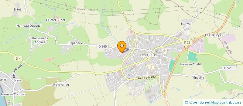 localisation de l'entreprise LI2C à LES PIEUX