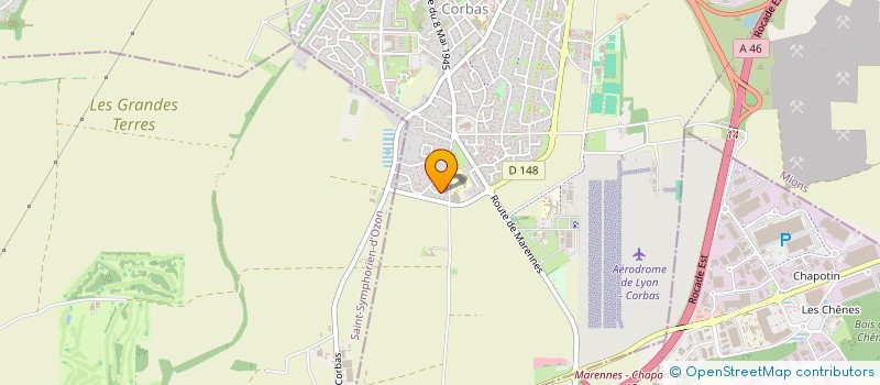 localisation de l'entreprise LIA à CORBAS