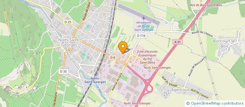 localisation de l'entreprise LIA à NUITS-SAINT-GEORGES