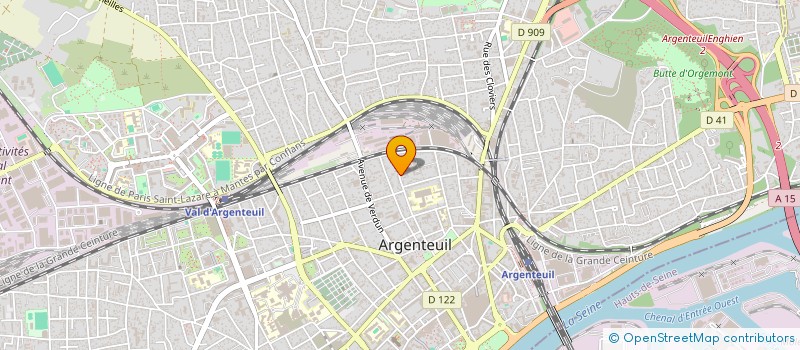 localisation de l'entreprise LIA CLUB  ARGENTEUIL