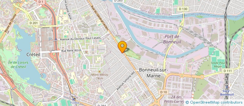 localisation de l'entreprise LIA COMPANY  BONNEUIL-SUR-MARNE