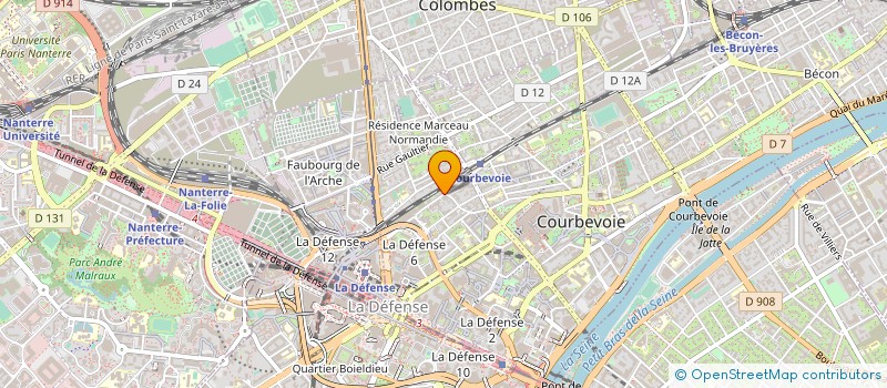 localisation de l'entreprise LIA CONSEIL à COURBEVOIE