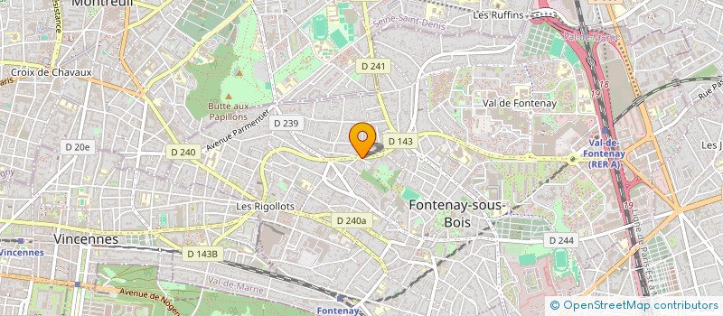 localisation de l'entreprise LIA EXPRESS à FONTENAY-SOUS-BOIS