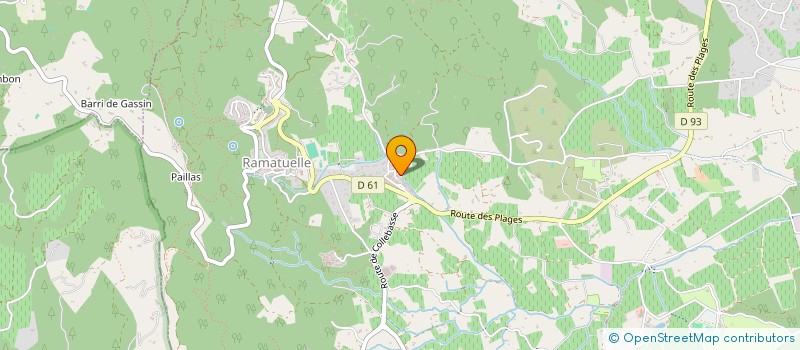 localisation de l'entreprise LIA FINANCE  RAMATUELLE