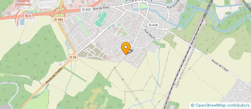 localisation de l'entreprise LIA INGENIERIE ET ACCOMPAGNEMENT  CLAYE-SOUILLY