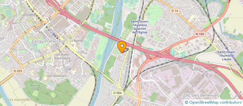 localisation de l'entreprise LIA RENOVATION  ERAGNY