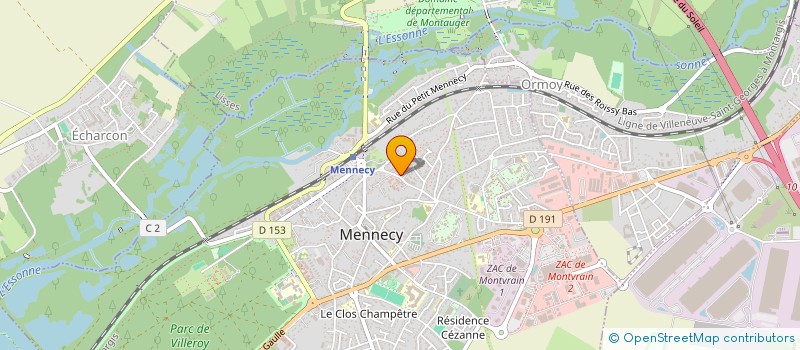 localisation de l'entreprise LIA SANTE  SAVIGNY-LE-TEMPLE