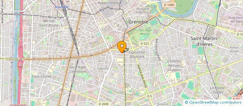 localisation de l'entreprise LIAC SA à GRENOBLE