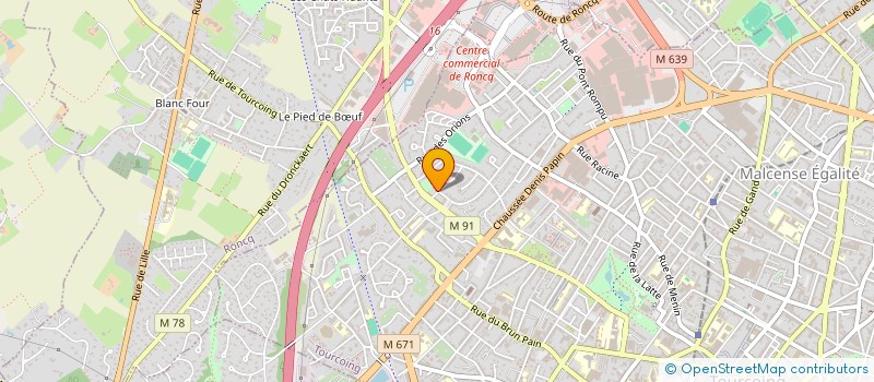 localisation de l'entreprise LIAD  TOURCOING