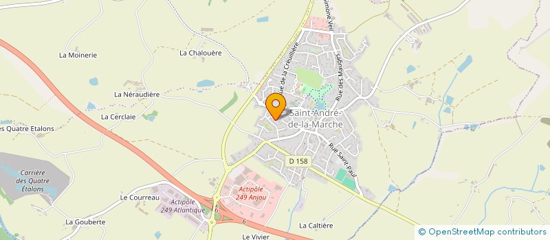 localisation de l'entreprise LIADE à SEVREMOINE