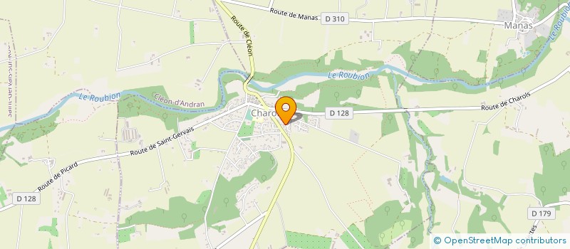 localisation de l'entreprise LIADYXIE  CHAROLS