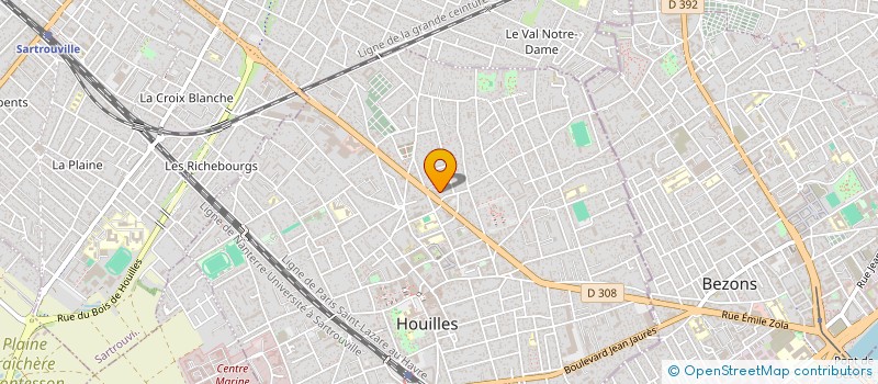 localisation de l'entreprise LIAE CAPITAL  HOUILLES