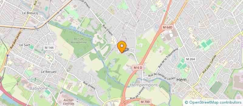 localisation de l'entreprise LIAGRE INVEST  HEM