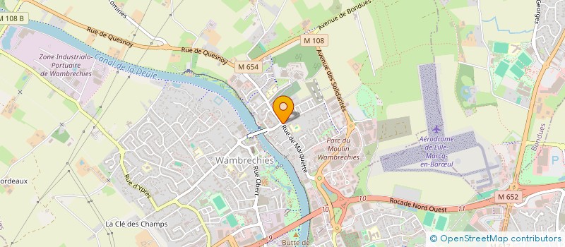 localisation de l'entreprise LIAGRE - PIEDOUX  WAMBRECHIES