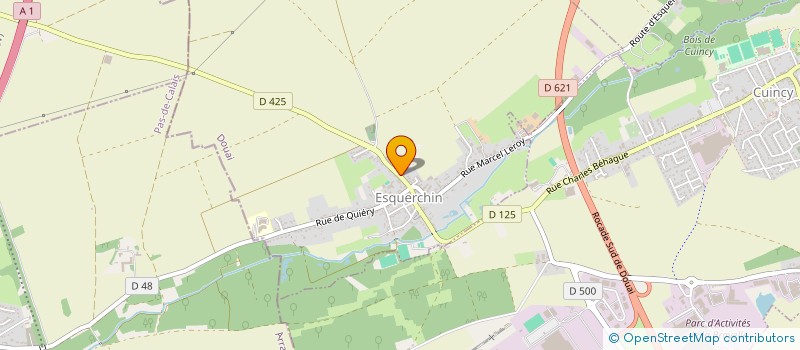 localisation de l'entreprise LIAISON GRAPHIQUE à ESQUERCHIN