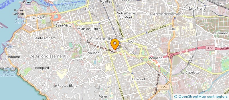 localisation de l'entreprise LIAISON GRAPHIQUE à MARSEILLE