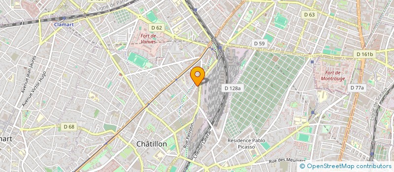 localisation de l'entreprise LIAISON MICROSYSTEMS  CHATILLON