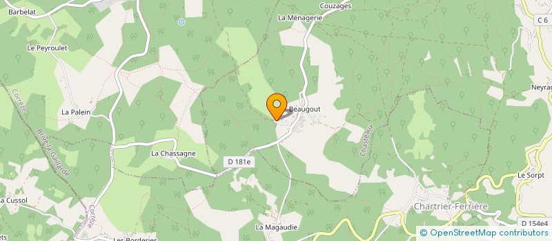 localisation de l'entreprise LIAISON SANTE  CHASTEAUX