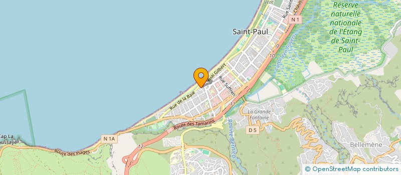 localisation de l'entreprise LIAISONS OUTRE MER à SAINT-PAUL