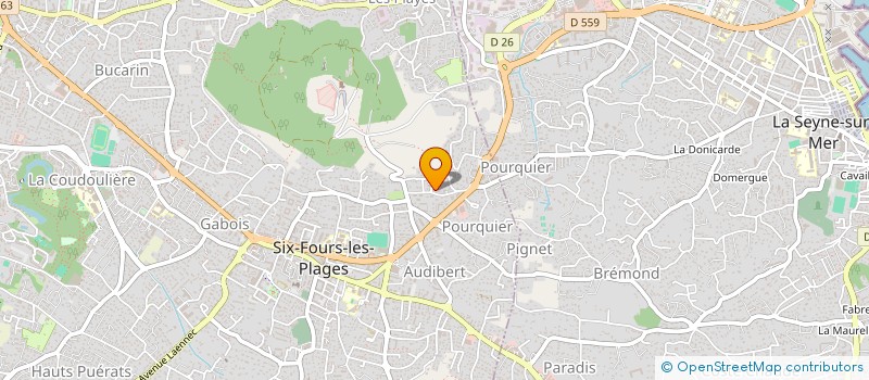 localisation de l'entreprise LIAISONS RAPIDES LEROY  SIX-FOURS-LES-PLAGES