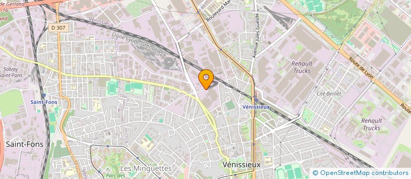 localisation de l'entreprise LIAISONS SYSTEMES AUDIOVISUELS-LS AUDIOV à VENISSIEUX