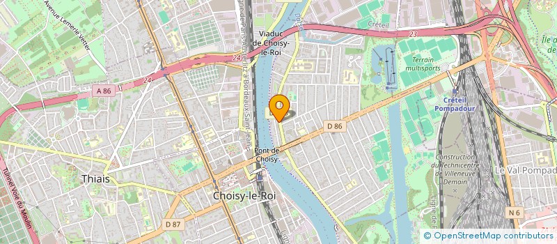 localisation de l'entreprise LIAKOR  CHOISY-LE-ROI