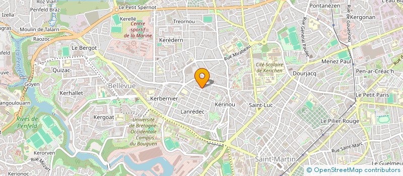 localisation de l'entreprise LIALET à BREST
