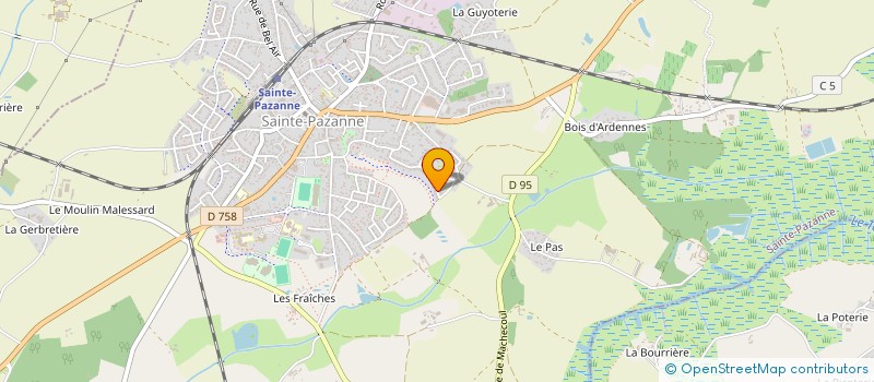 localisation de l'entreprise LIALINE BIJOUX à SAINTE-PAZANNE